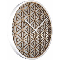 Dizajnové nástenné hodiny 3194wi Nextime Bella Mirror 50cm