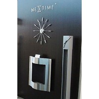 Hodiny na stenu Nextime Plug Inn 2610zi Silver 60cm Hodiny na stenu Nextime Plug Inn 2610zi Silver 60cm