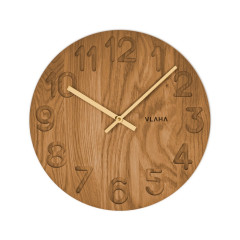 Dubové hodiny OAK Vlaha VCT1123, 34cm Dubové hodiny OAK Vlaha VCT1123, 34cm