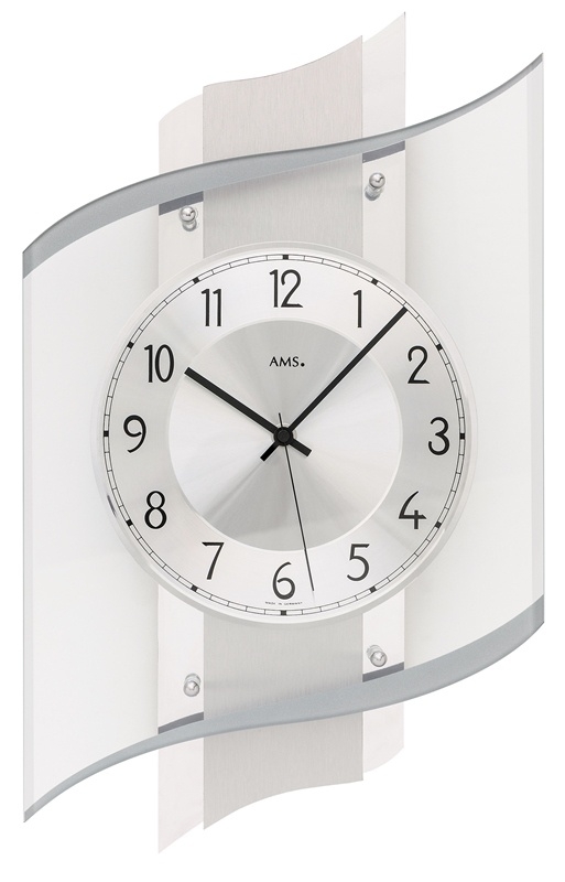E-shop Dizajnové nástenné hodiny 5516 riadené rádiovým signálom AMS 48cm