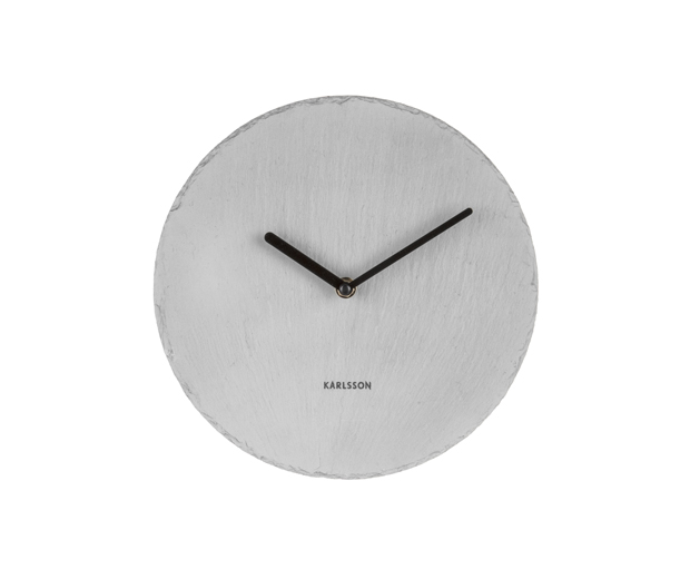 E-shop Bridlicové nástenné hodiny KA5713GY Karlsson 25cm