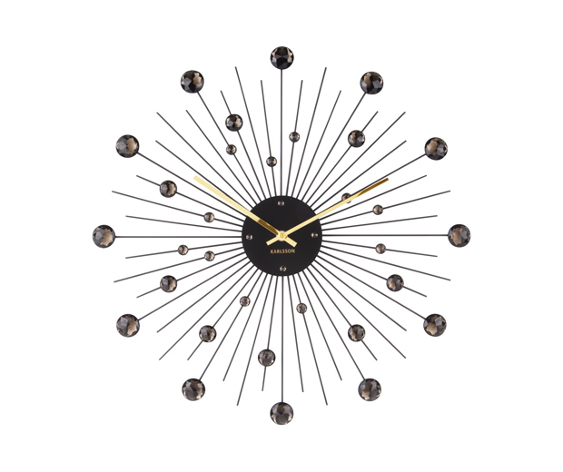 Dizajnové nástenné hodiny 4859bk Karlsson 50cm