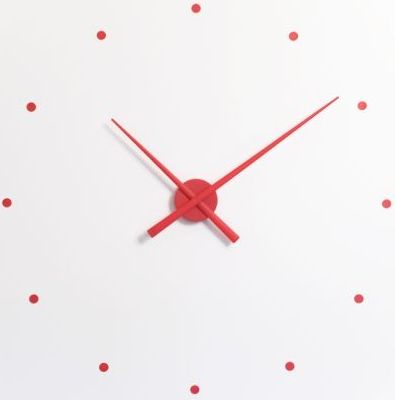 E-shop NOMON OJ Designové nástenné hodiny červené 50cm
