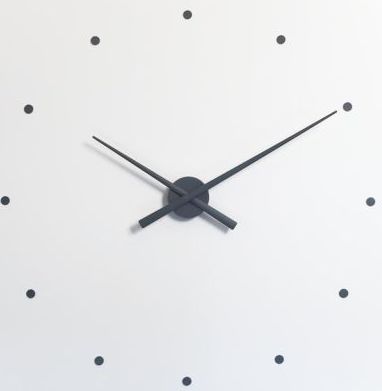 E-shop NOMON OJ Dizajnové nástenné hodiny grafitové 50cm