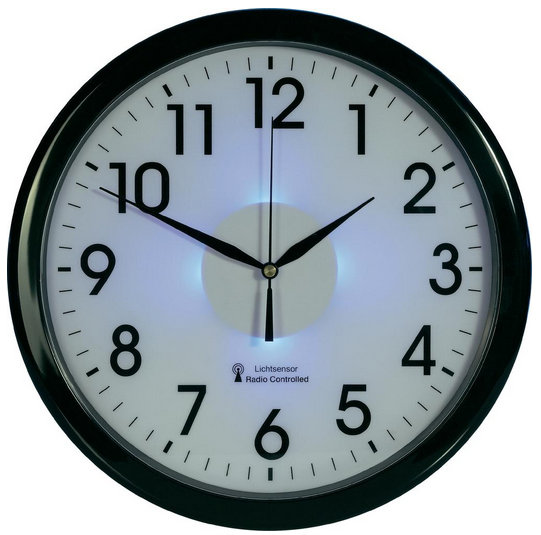 E-shop Nástenné hodiny DCF so súmrakovým čidlom EUROTIME, 30 cm