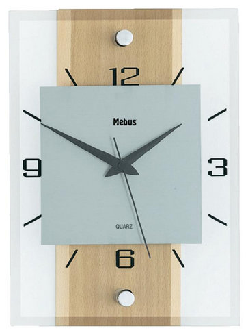 Nástenné hodiny Mebus, Buk 28cm
