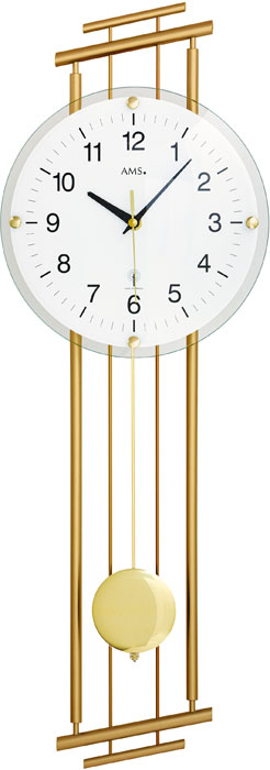 Kyvadlové nástenné hodiny 5315 AMS 65cm