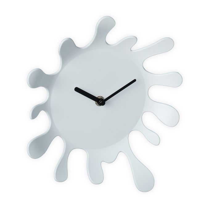 E-shop Moderné nástenné hodiny RD43043, 28cm biela