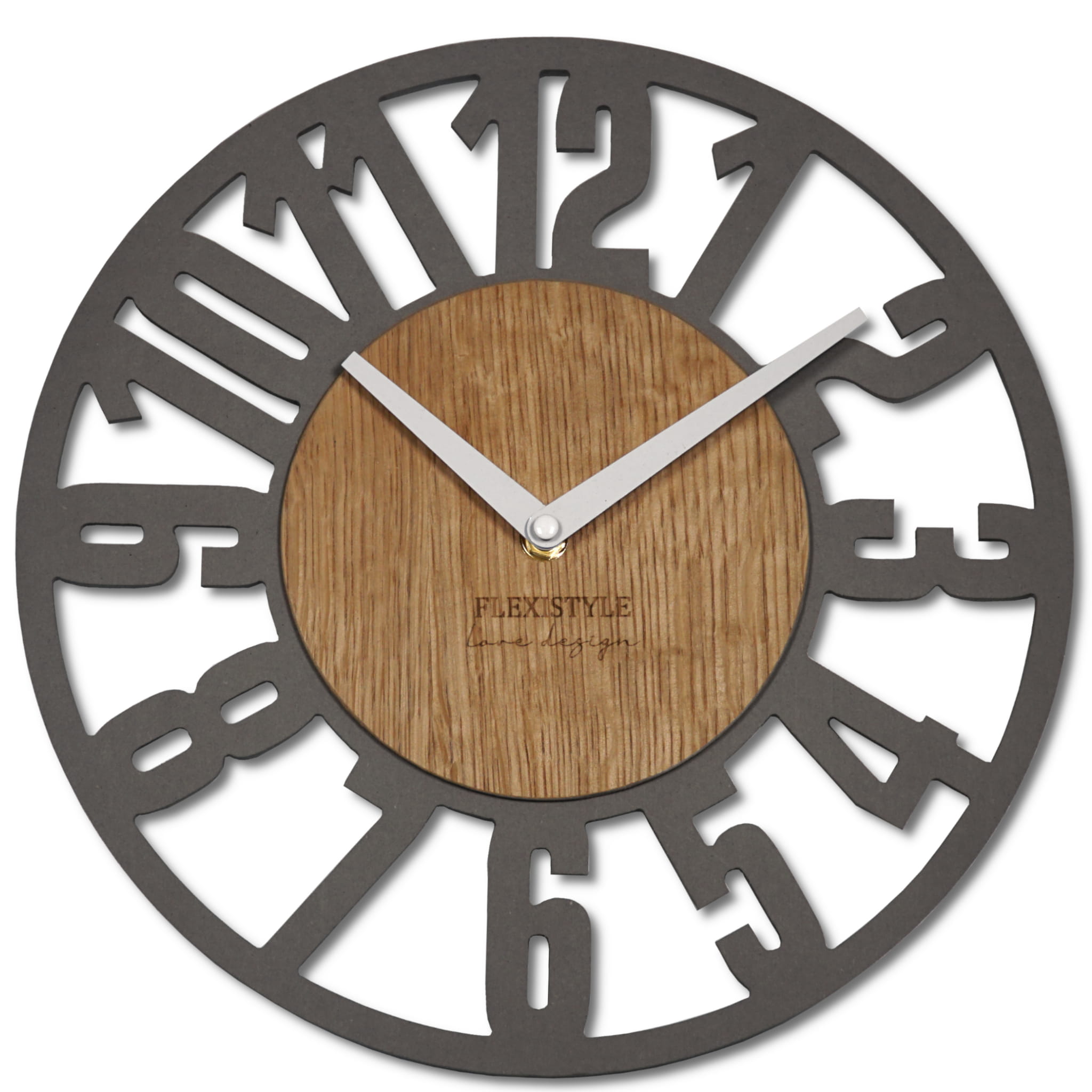 E-shop Nástenné ekologické hodiny Loft Arabico Flex z220-1ad-2-x, 30 cm