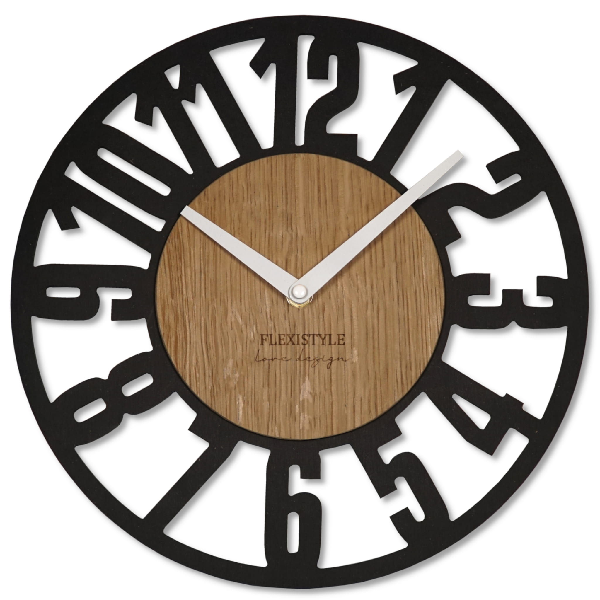 E-shop Nástenné ekologické hodiny Loft Arabico Flex z220-1d-2-x, 30 cm