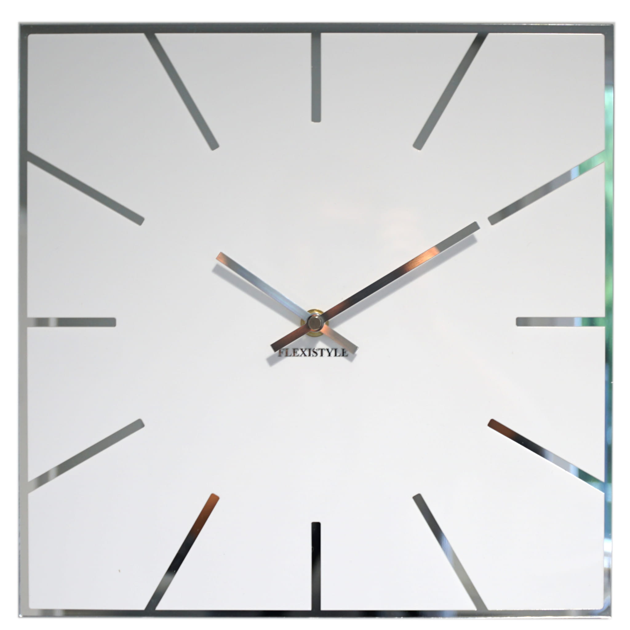 E-shop Nástenné akrylové hodiny Exact Flex z119-2-0-x, 30 cm, biele