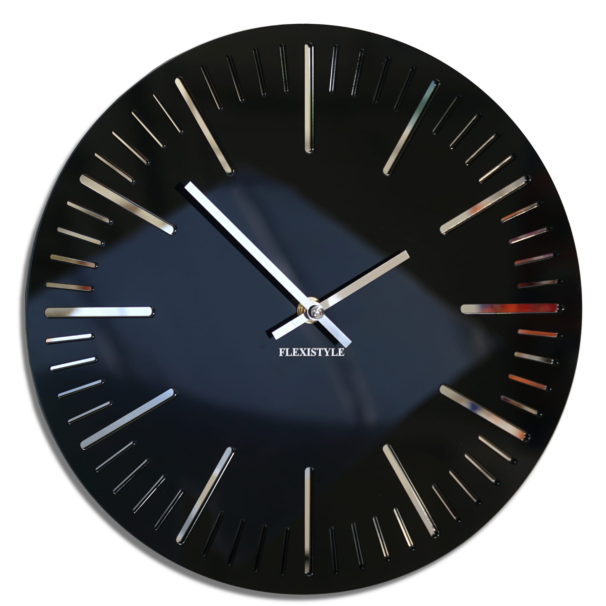 E-shop Nástenné akrylové hodiny Trim Flex z112-1-0-x, 30 cm, čierne