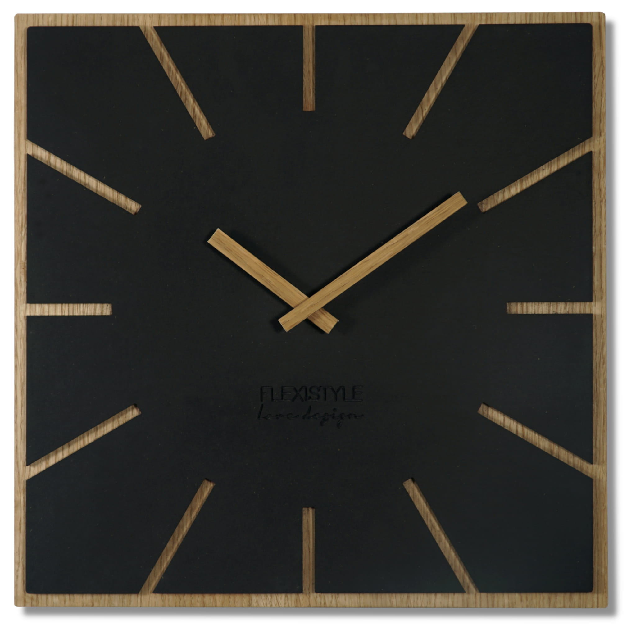E-shop Nástenné hodiny Eko Exact z119-1matd-dx, 40 cm čierna