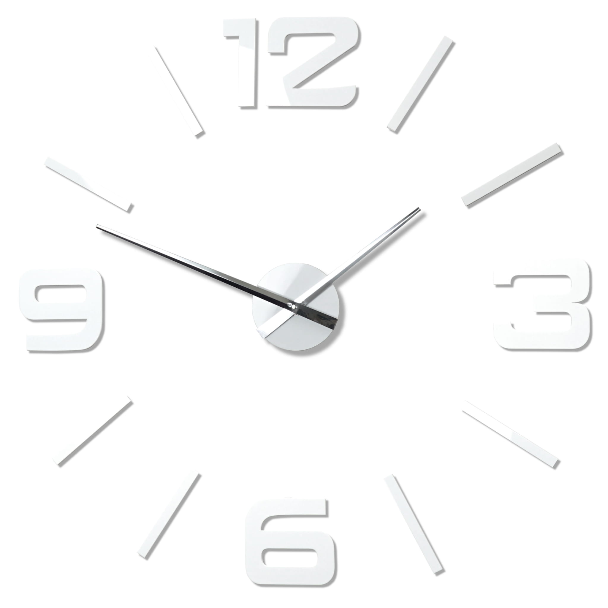 E-shop 3D Nalepovacie hodiny z540g-2-0-x,100-130cm biela