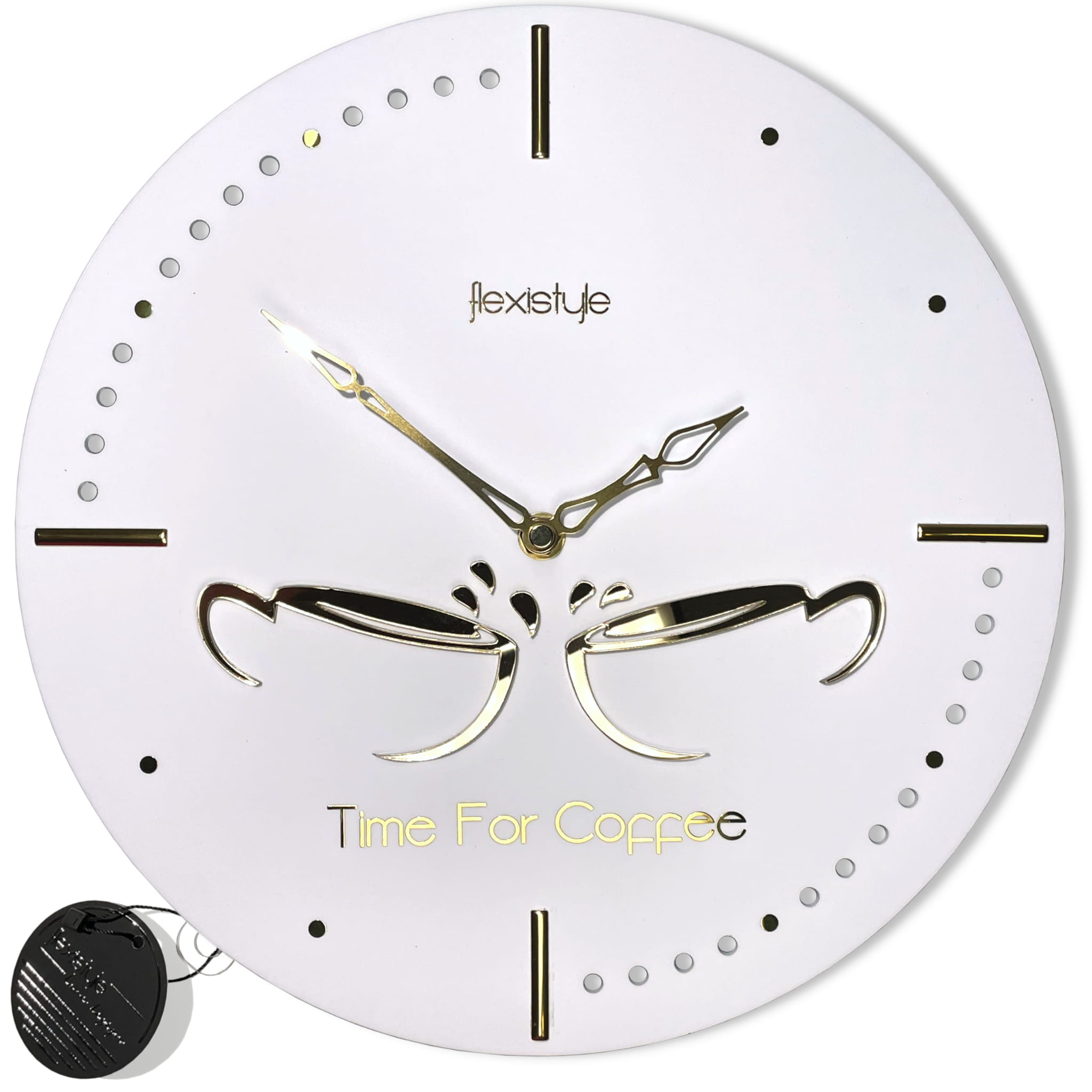 E-shop Nástenné hodiny Golden Cups Flexistyle z122, 30cm