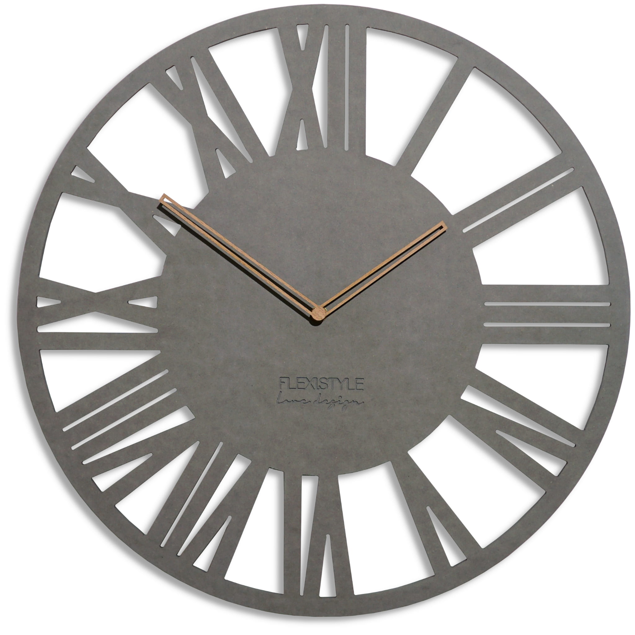 E-shop Nástenné hodiny Loft Adulto šedá, z219-1a 50cm