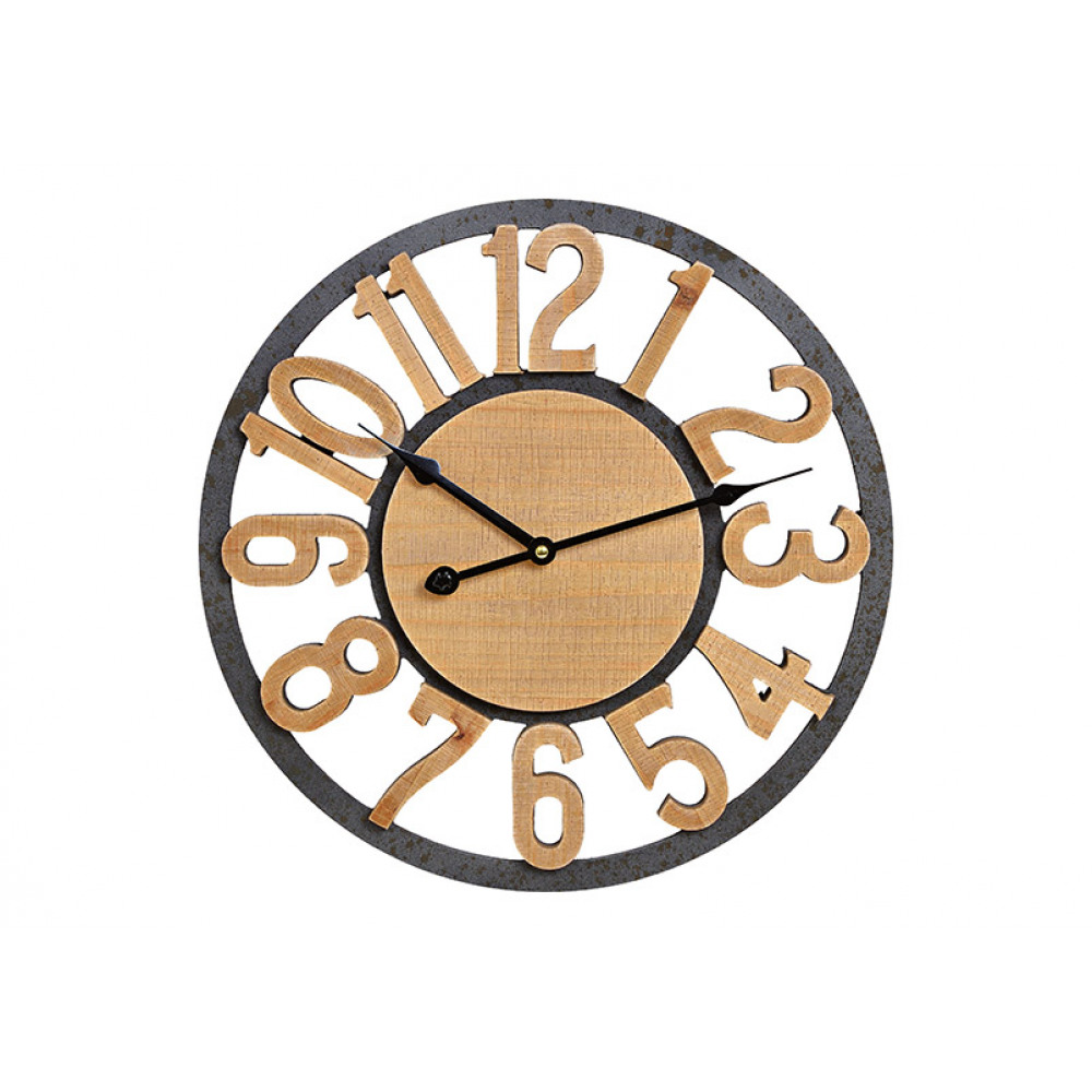 E-shop Kovové nástenné hodiny Wur6078, 40cm