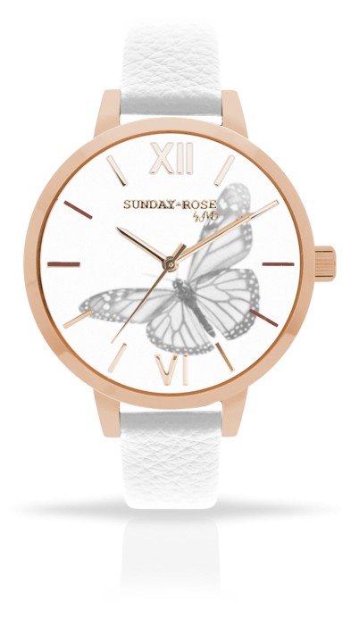 E-shop Náramkové hodinky JVD SUNDAY ROSE Alive Butterfly Sense